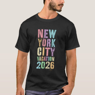 Camiseta Vacaciones Vintage en Nueva York 2026 Viaje Herman
