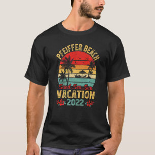 Camiseta Vacaciones Vintage Sea Sand Sun 2022 California Pf