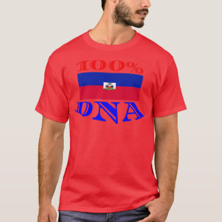 Camiseta Vacaciones y motivación de la bandera haitiana
