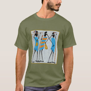 Camiseta Vacaciones y verano, guerreros masái
