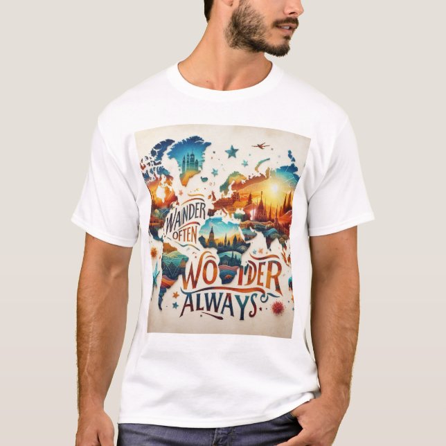 Camiseta vacaciones y viajes (Anverso)