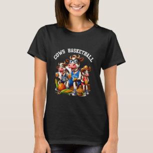 Camiseta vacas baloncesto wagyu vaca linda jugar baloncesto