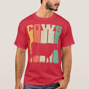 Camiseta Vacas Bovino Leche Granja Granjero Granjero Granje