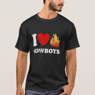 Camiseta Vacas Calientes I Heart Distressed Me Encantan Los
