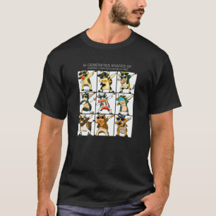 Camiseta Vacas Dabbing Gafas De Sol Ai Generación Art Meme