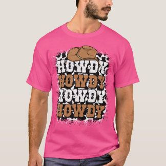 Camiseta Vacas de Howad Imprimen Tex Vaquera de la zona occ