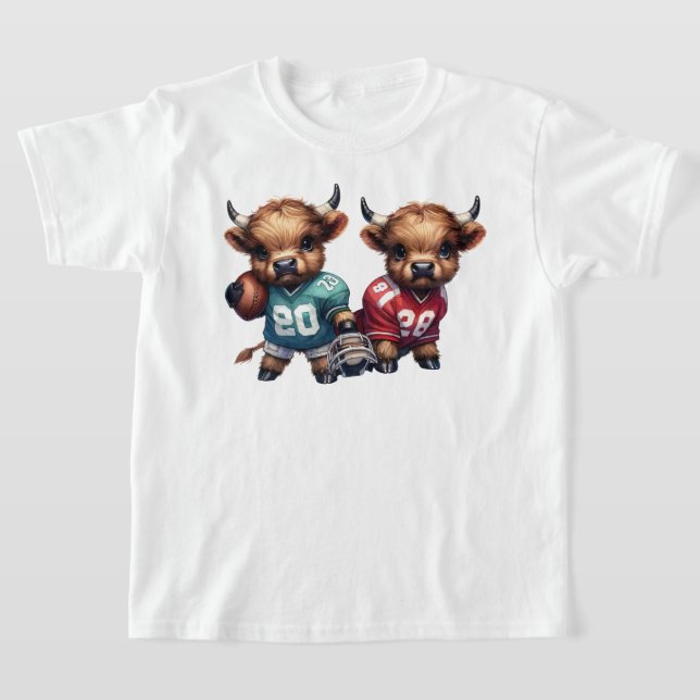 Camiseta Vacas de la región montañosa y fútbol (Distribución)