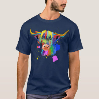 Camiseta Vacas de montaña de Escocia regalo de vacas de mon