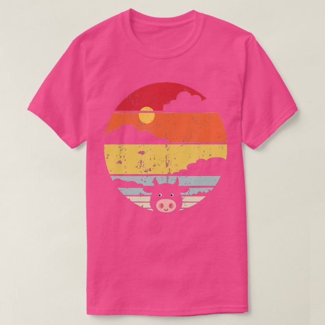 Camiseta Vacas divertidas retro propietarias de los libros  (Diseño del anverso)