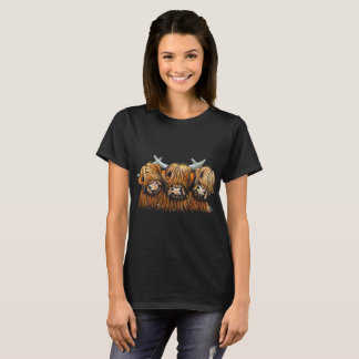 Camiseta Vacas escocesas de montaña 'LAS JÓVENES'