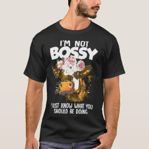 Camiseta Vacas No soy mandona Solo sé lo que debes