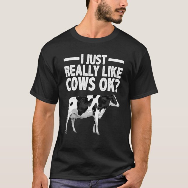 Camiseta Vacas Para Hombres Mujeres Ganaderas Ganaderas Gan (Anverso)