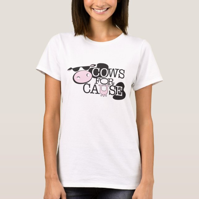 CAMISETA VACAS PARA LA CAUSA (Anverso)