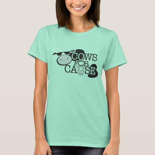 CAMISETA VACAS POR CAUSA (Anverso)