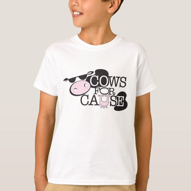 CAMISETA VACAS POR CAUSA (Anverso)