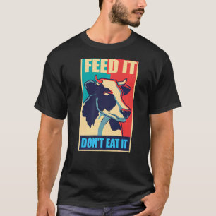 Camiseta Vacas protejan a los animales leche vegetariana ve