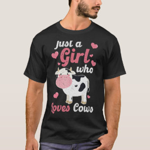 Camiseta Vacas: Un Chica que ama la leche de carnicero de c