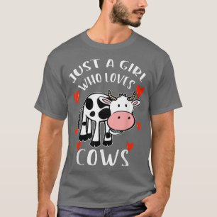 Camiseta Vacas: Un Chica que ama la leche de carnicero de c