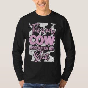 Camiseta Vacas Vecinas Granjero Esta Es Mi Distancia De Apr