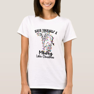 Camiseta Vacas Y Nieve Se Tienen A Sí Mismas Un Pequeño Nav
