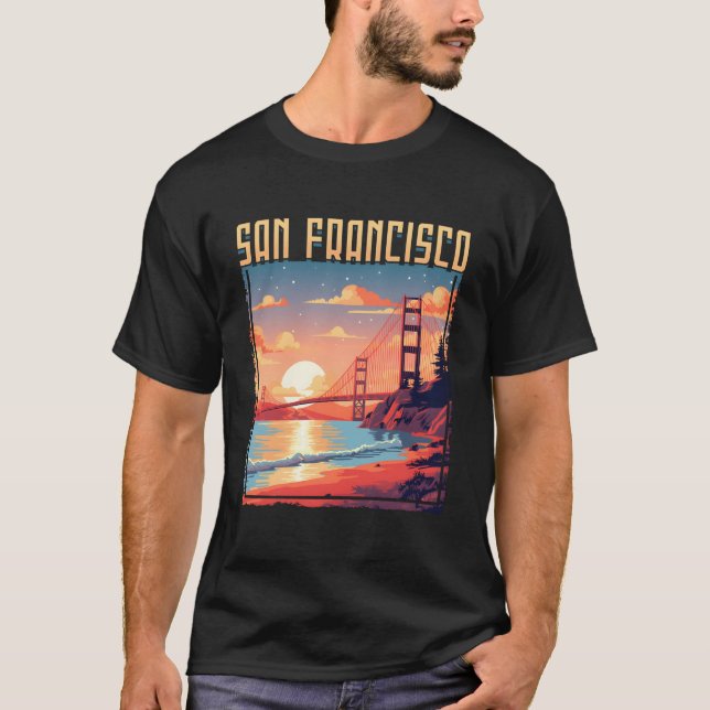 Camiseta Vacati del puente Golden Gate de San Francisco (Anverso)