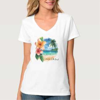 Camiseta Vacation, Lets Go To The Beach T-Shirt