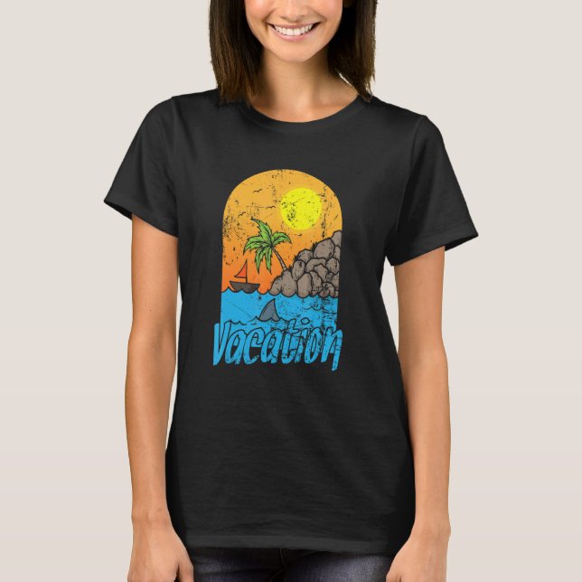 Camiseta Vacation Summer Sun and Beach (Anverso)