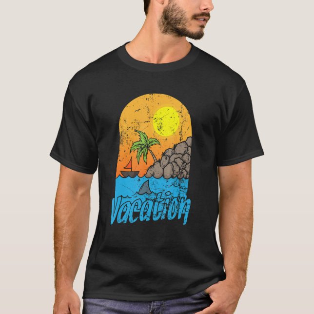 Camiseta Vacation Summer Sun and Beach (Anverso)