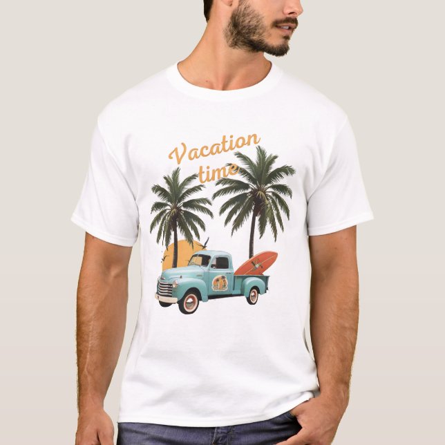 Camiseta Vacation time (Anverso)