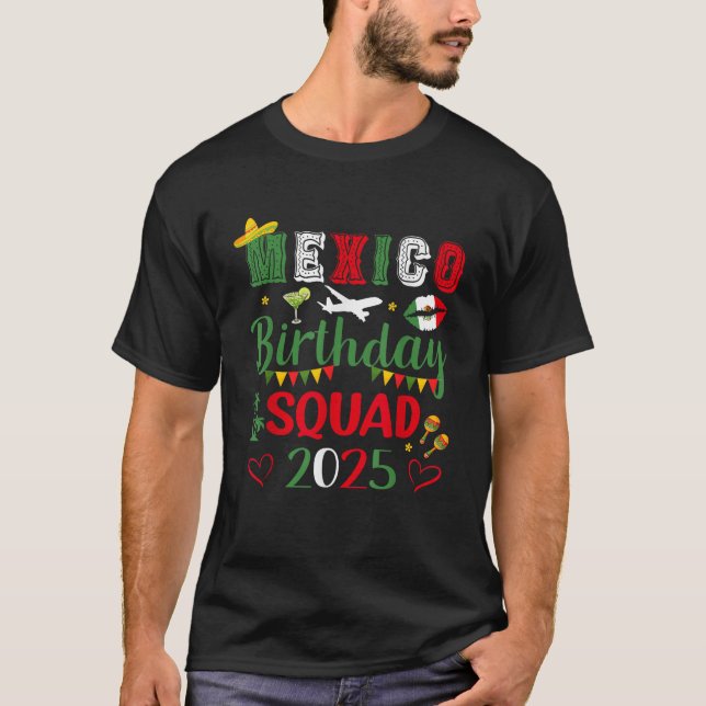 Camiseta Vacay Matchi, Fiesta del viaje de cumpleaños de Mé (Anverso)
