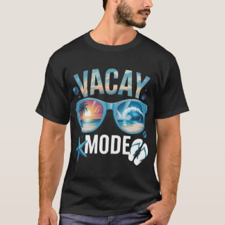 Camiseta Vacay Mode Beach Vacation Summer Cruise Getaway Ho