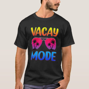 Camiseta Vacay Mode Glasses Summer Vacation Family Trip Pal