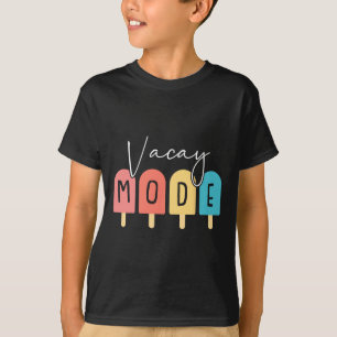 Camiseta Vacay Mode Summer Family Vacation Beach Cruise Mat