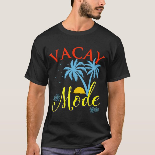 Camiseta Vacay Mode Vacation Beach Life Family Cruise Jama (Anverso)