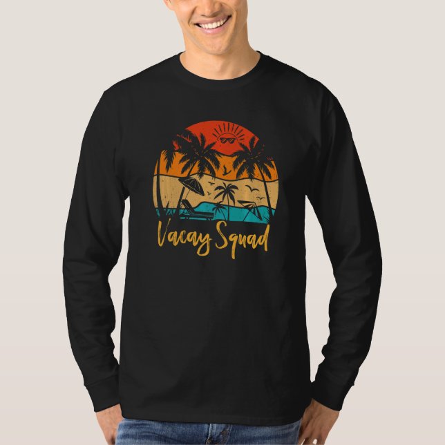 Camiseta Vacay Squad Family Vacation Matching Family Making (Anverso)