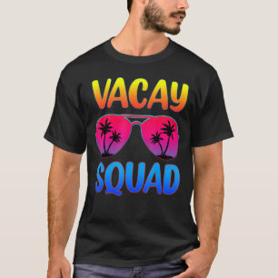 Camiseta Vacay Squad Glasses Summer Vacation Family Trip Pa