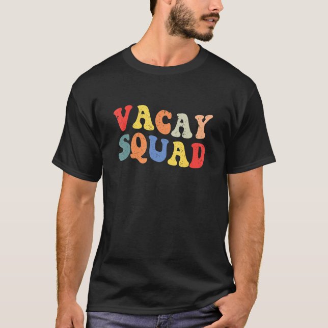 Camiseta Vacay Squad Summer Vacation Family Friends (Anverso)