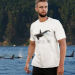 Camiseta Vacía La Ballena Asesina De Orca Libre De Delfines<br><div class="desc">Este diseño fue creado a través del arte digital. Puede cambiar el estilo de esta camisa eligiendo Más > bajo la opción de estilo. Puede personalizarse haciendo clic en el botón personalizar y cambiando el color, agregando un nombre, iniciales o sus palabras favoritas. Contáctame en colorflowcreations@gmail.com si quieres tener este...</div>