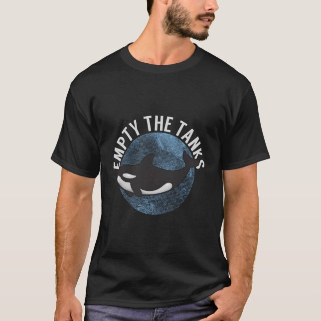 Camiseta Vaciar Los Tanques Er Whale Orca (Anverso)