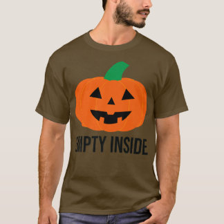 Camiseta Vacío dentro de la calabaza interior vacía dentro 