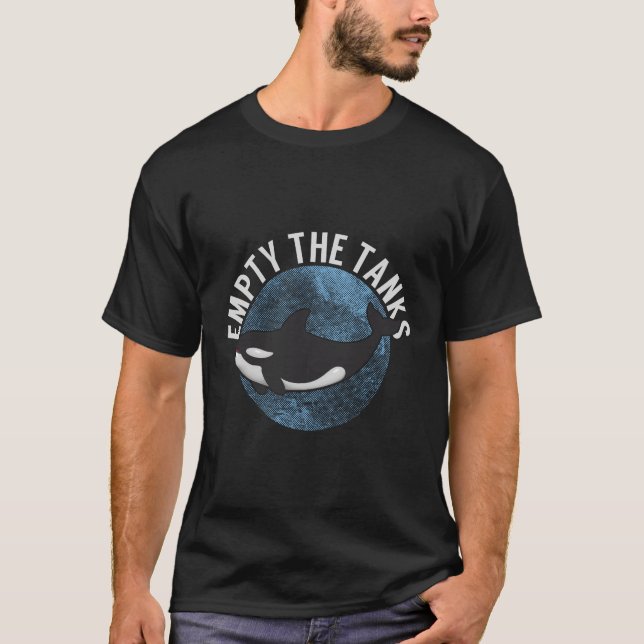 Camiseta Vacío El Asesino De Los Tanques Whale Orca Larga H (Anverso)
