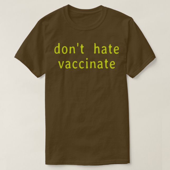 Camiseta Vacuna contra el odio de Donx27t (Diseño del anverso)