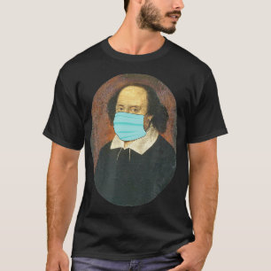 Camiseta Vacuna de máscara facial William Shakespeare socia