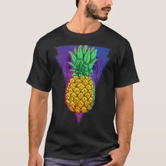 Camiseta Vacuna de verano de piña exótica Vaporwave tropica