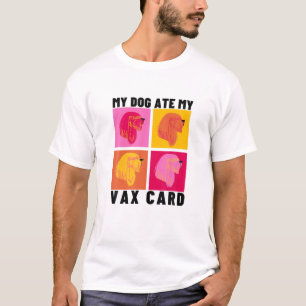 Camiseta Vacuna divertida de mi tarjeta de vagón