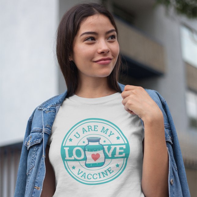 Camiseta Vacuna Funny Cute Valentine Covid-19 (Subido por el creador)