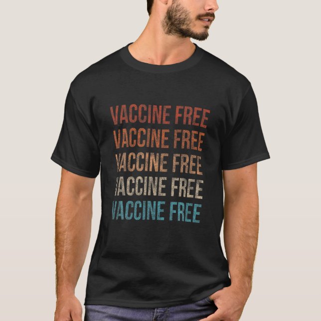 Camiseta Vacuna Gratuita No A La Vacunación Anti Vax Vaxxer (Anverso)