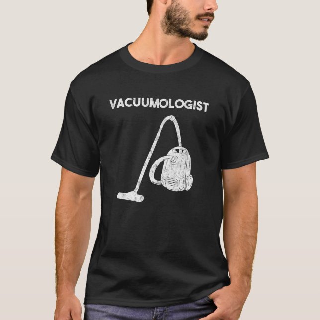 Camiseta Vacuna limpiadora de vacío empleada doméstica (Anverso)