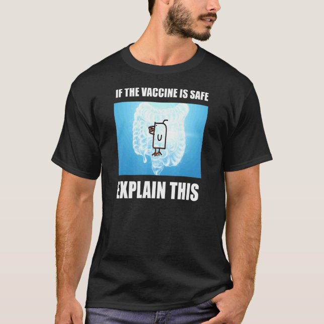 Camiseta Vacuna meme Extraño Chiste progresivo de miembro i (Anverso)