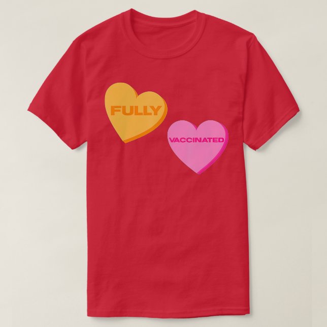 Camiseta Vacuna para el corazón de vándalos Día de San Vale (Diseño del anverso)